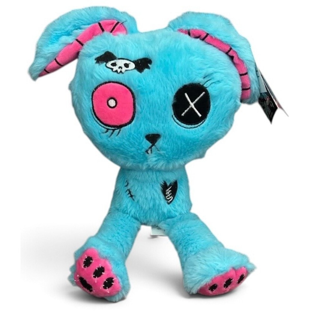 NWT Gus Fink Blue Numb Creepy Cute Goth Gooli Hot Topic 12" Bunny Plush